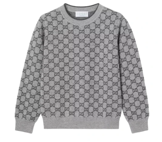GUCCI KIDS Suéteres Cinza Médio Wo Pa Ea