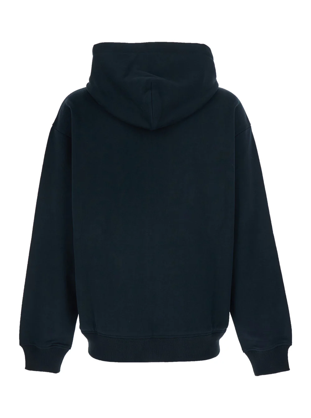 Sweatshirt Azul com Capuz Dolce & Gabbana com Patch de Logotipo na Frente em Algodão para Homem Azul Sweatshirts