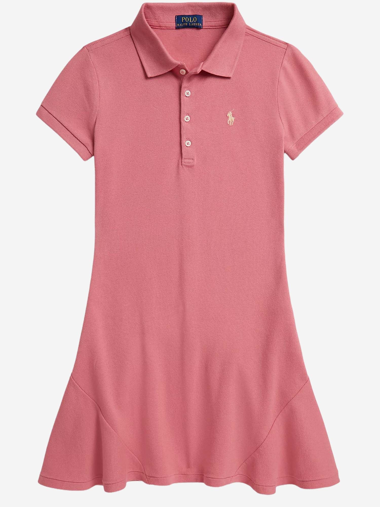 Vestido Pink de Algodão Polo Ralph Lauren