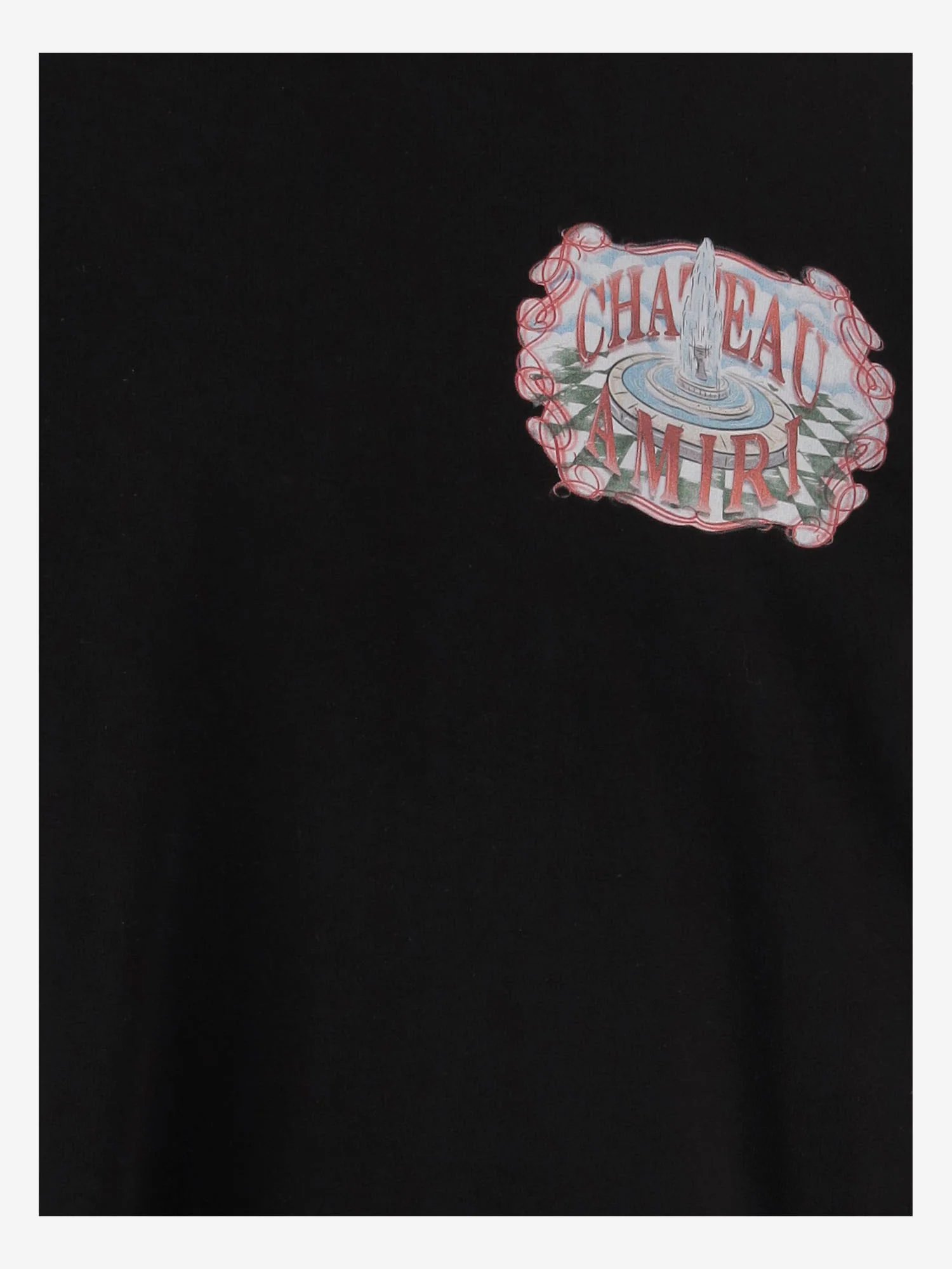 Camisetas e Polos Amiri Preto Algodão