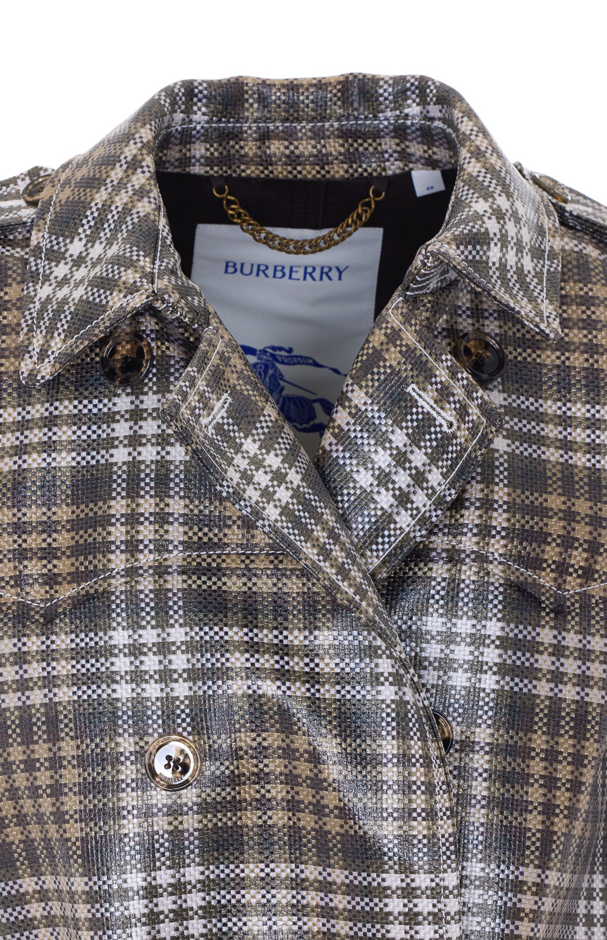 Casacos Burberry Bege Poliéster