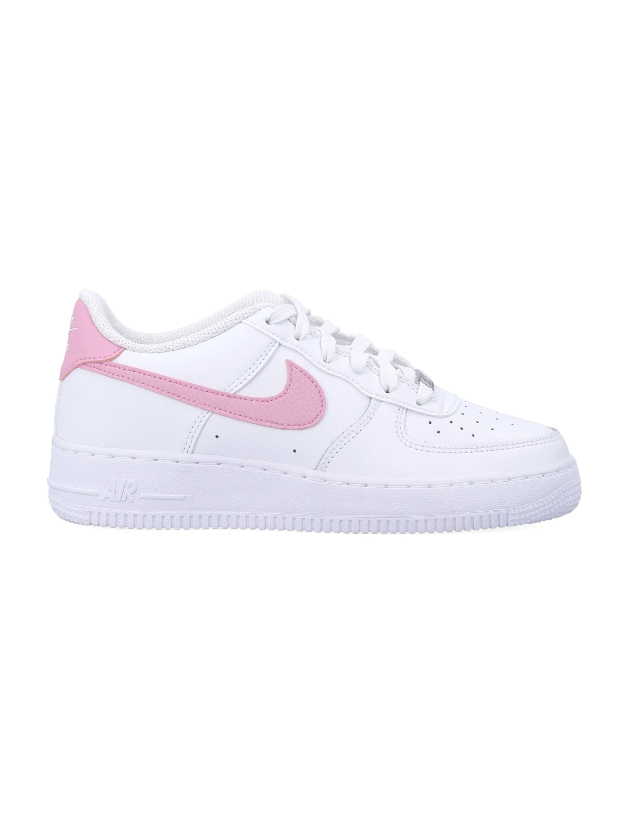 Sapatilhas Nike Air Force 1 Infantil Branco/Rosa Superior
