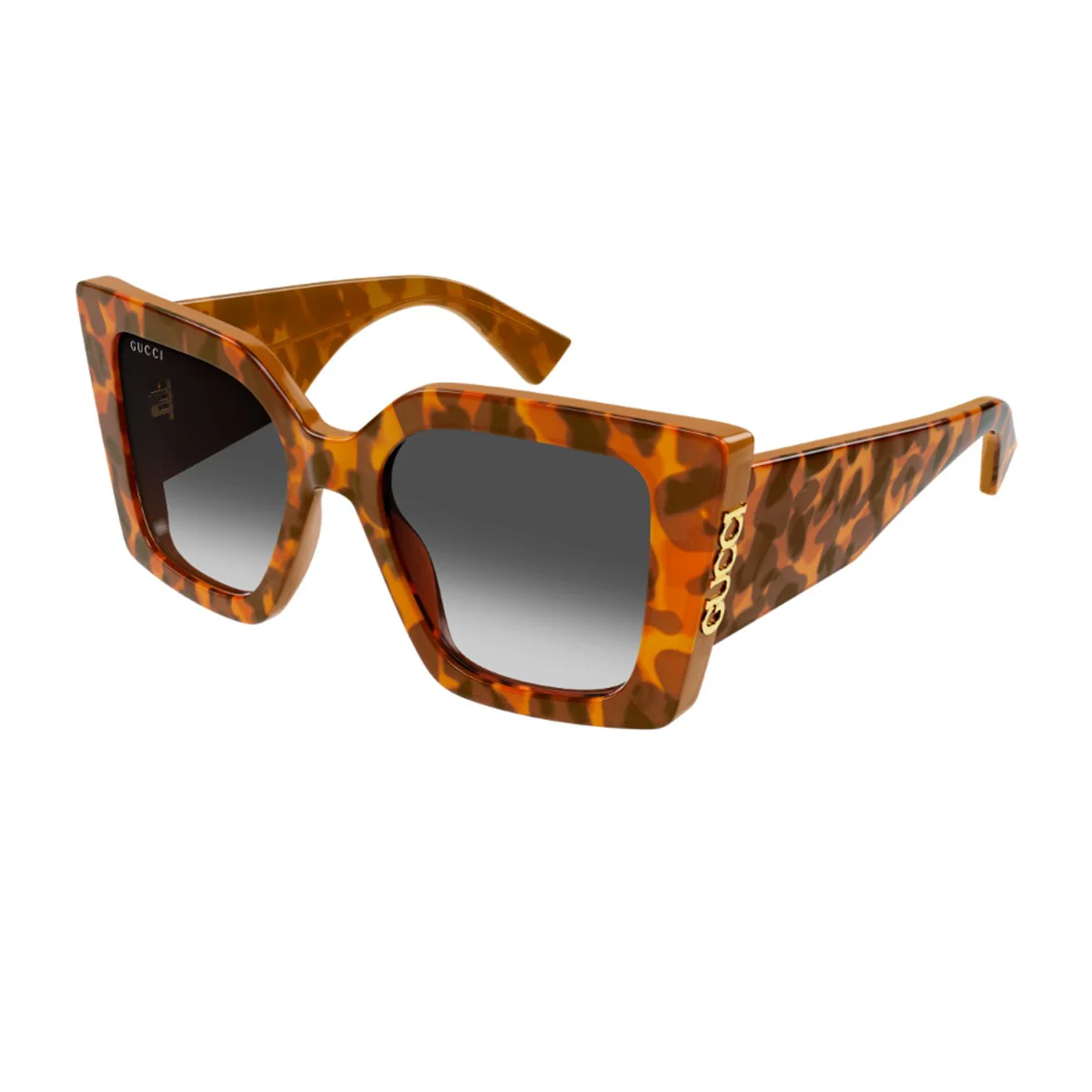 Óculos de Sol Gucci Gg2039s Linea Name Of Brand Havana Acetato Riciclato