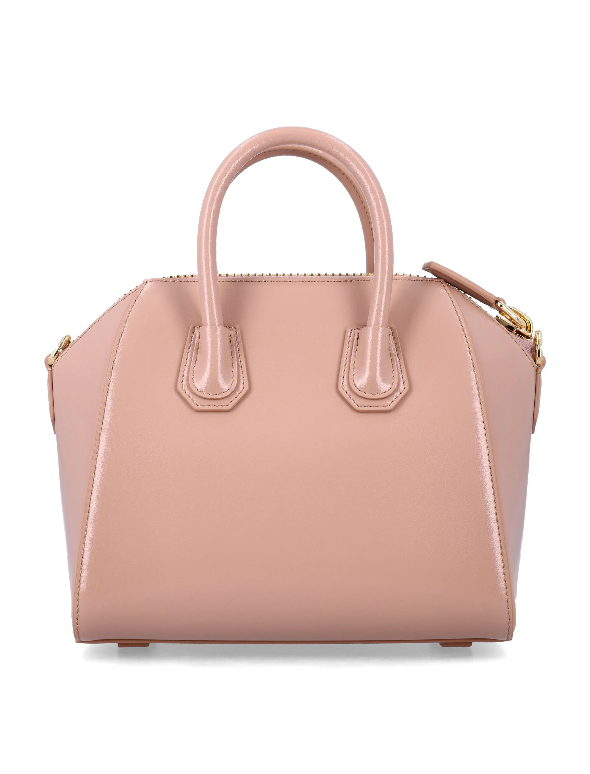Bolsa Mini Antigona Givenchy Rosa-Claro Couro de Novilho