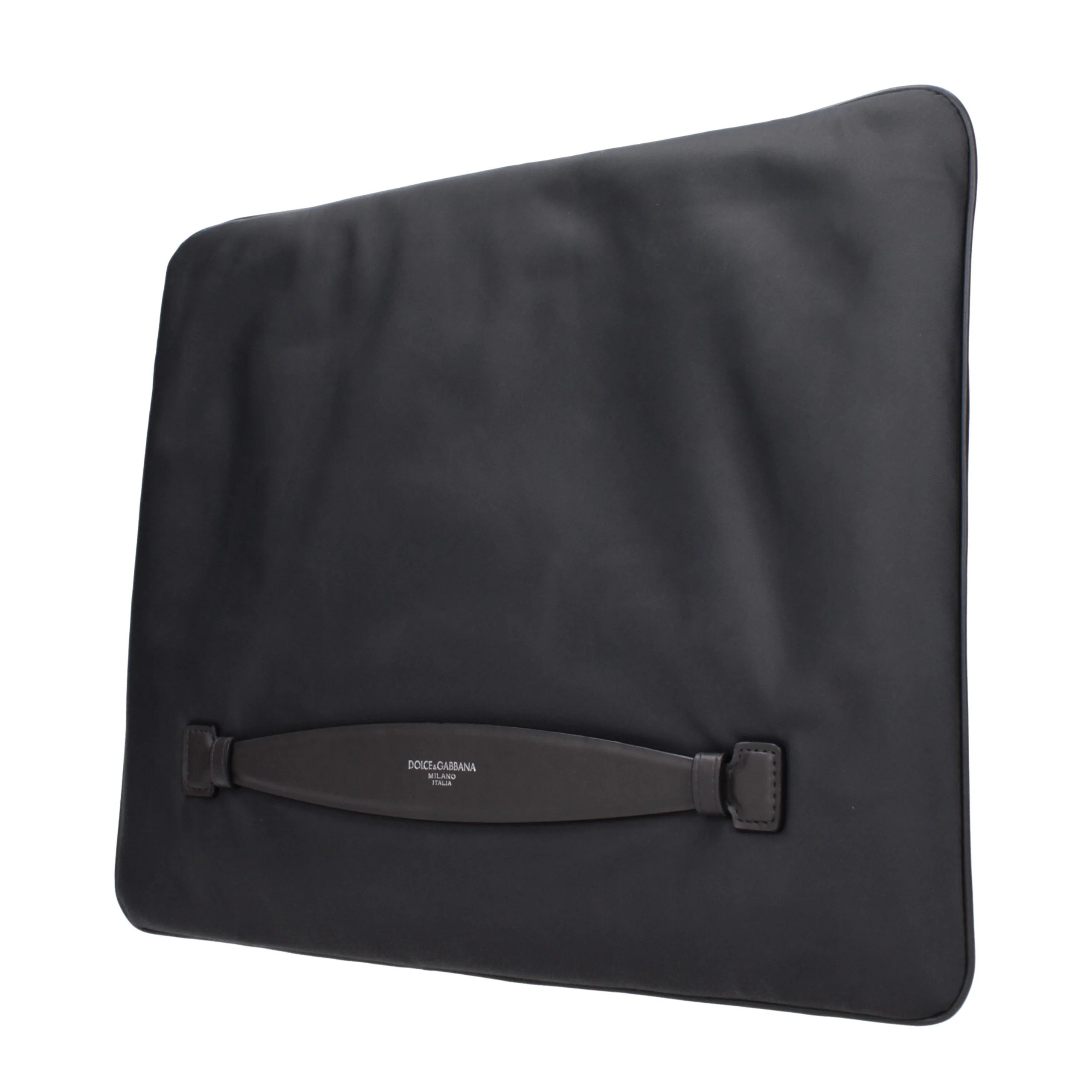 Bolsa de Punho em Tecido Cinza Dolce & Gabbana