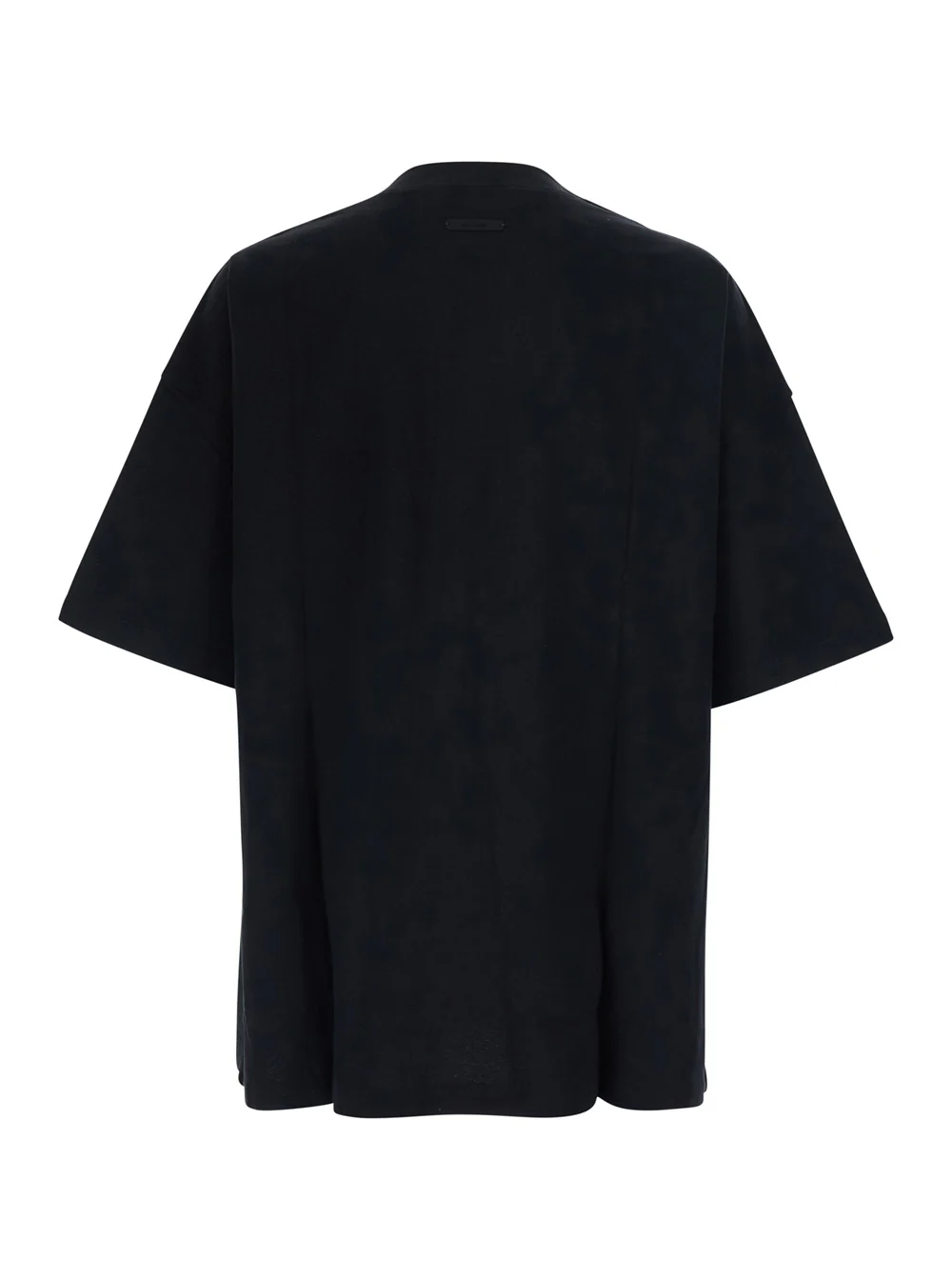 Camiseta Preta Fear Of God SIGNATURE 90S SHORT SLEEVE TEE ESSENTIALS com Gola Redonda e Mangas em Algodão para Homens Camisetas Camisetas Polo Camiseta Preta Fear Of God SIGNATURE 90S SHORT SLEEVE TEE ESSENTIALS com Gola Redonda e Mangas em Algodão para Homens Camisetas Camisetas Polo