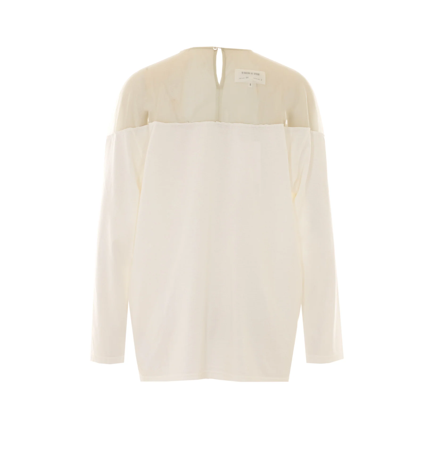 Mm6 Maison Margiela Camisetas e Polos Camiseta Branca de Algodão