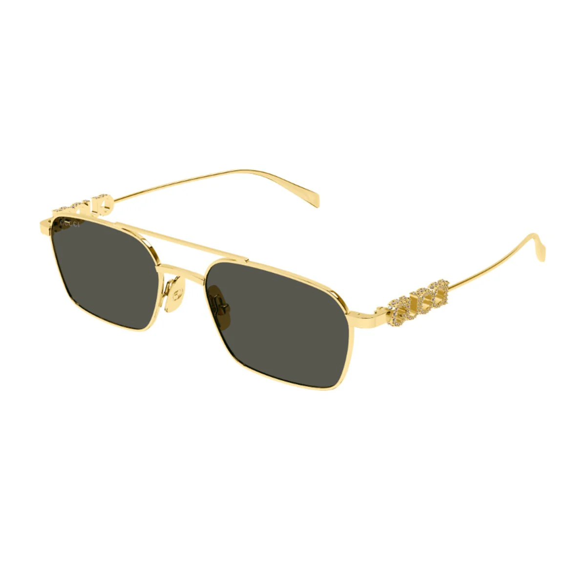 Óculos de Sol Gucci Gg1804s Linea Name Of Brand Gold Metallo Óculos de Sol Gucci Gg1804s Linea Name Of Brand Gold Metallo