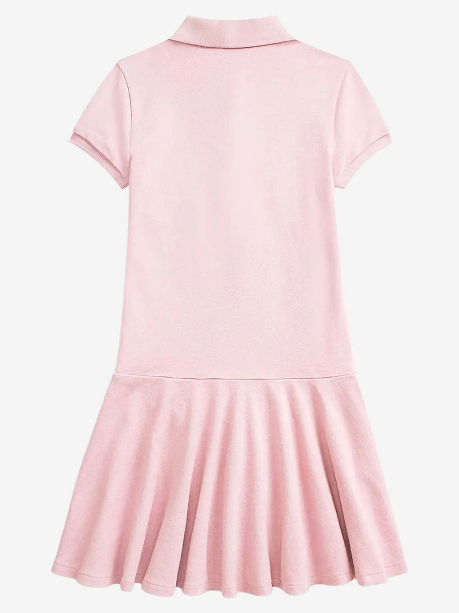 Vestido Pink de Algodão com Elastano Polo Ralph Lauren