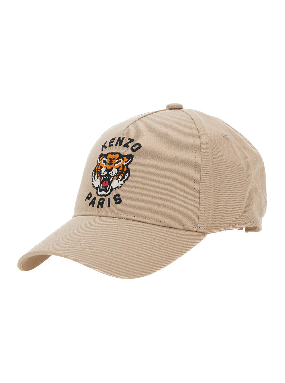 Boné Kenzo Kids Bege com Logotipo Maxi na Frente e Letras na Parte de Trás, Chapéus de Menino de Algodão Luvas