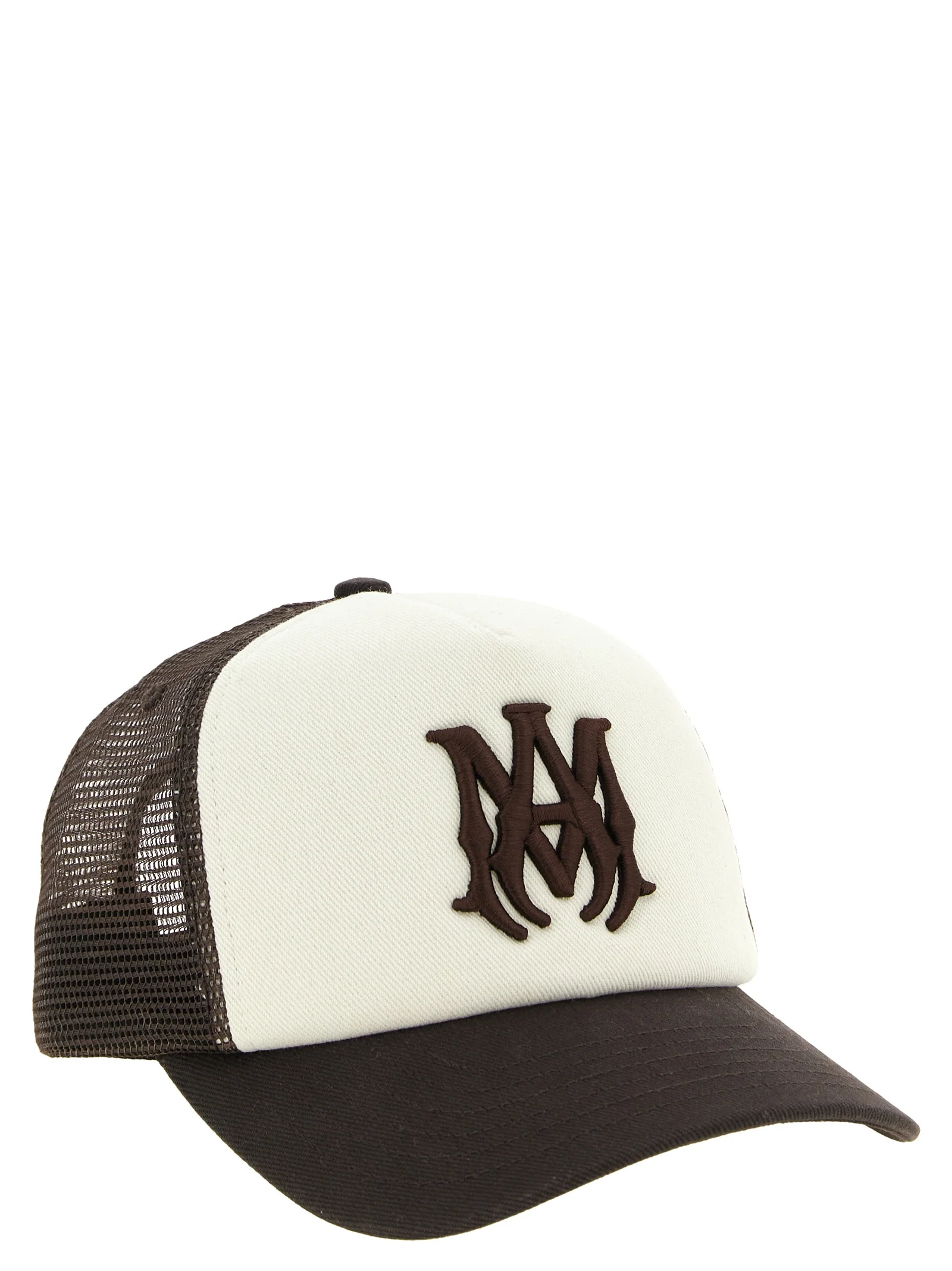 Boné Amiri MA Foam Trucker Marrom Chapéu de Algodão