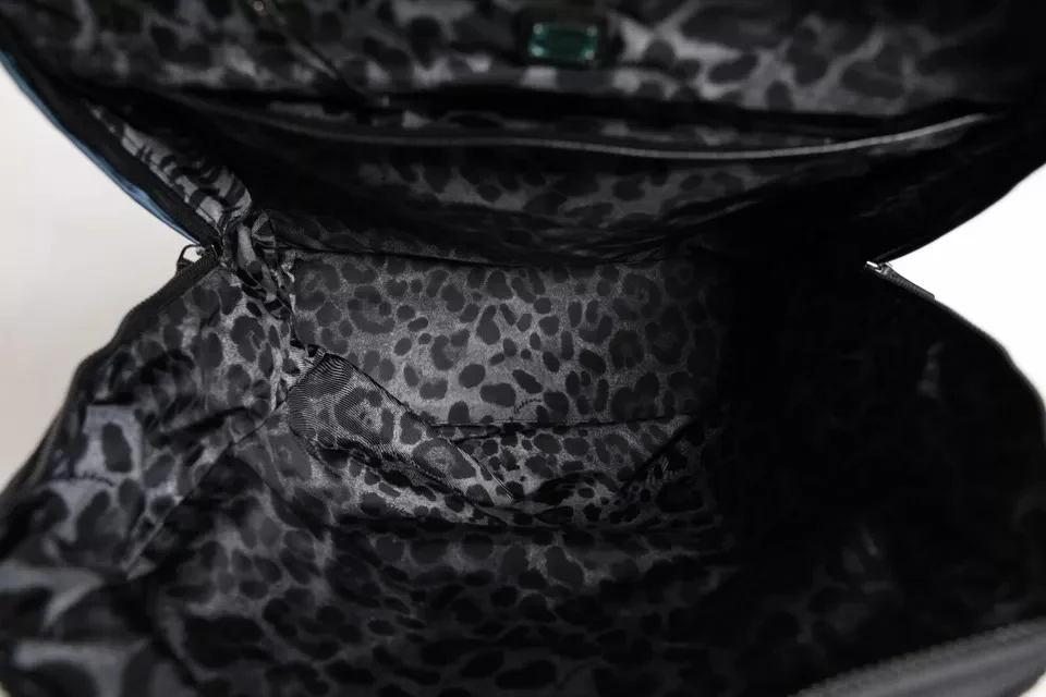 Mochila Escolar Dg Logo de Nylon Preto Dolce & Gabbana