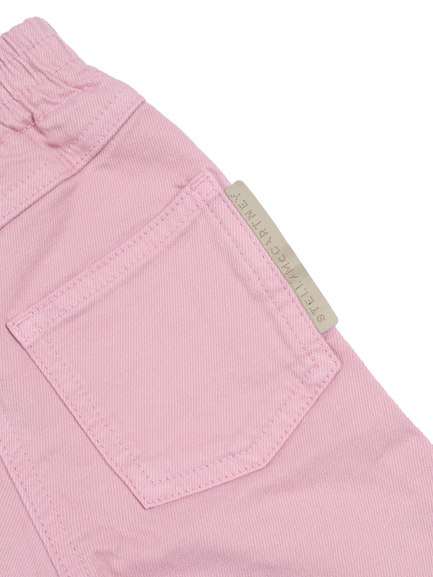 Calças Stella McCartney Rosa Algodão Elastano