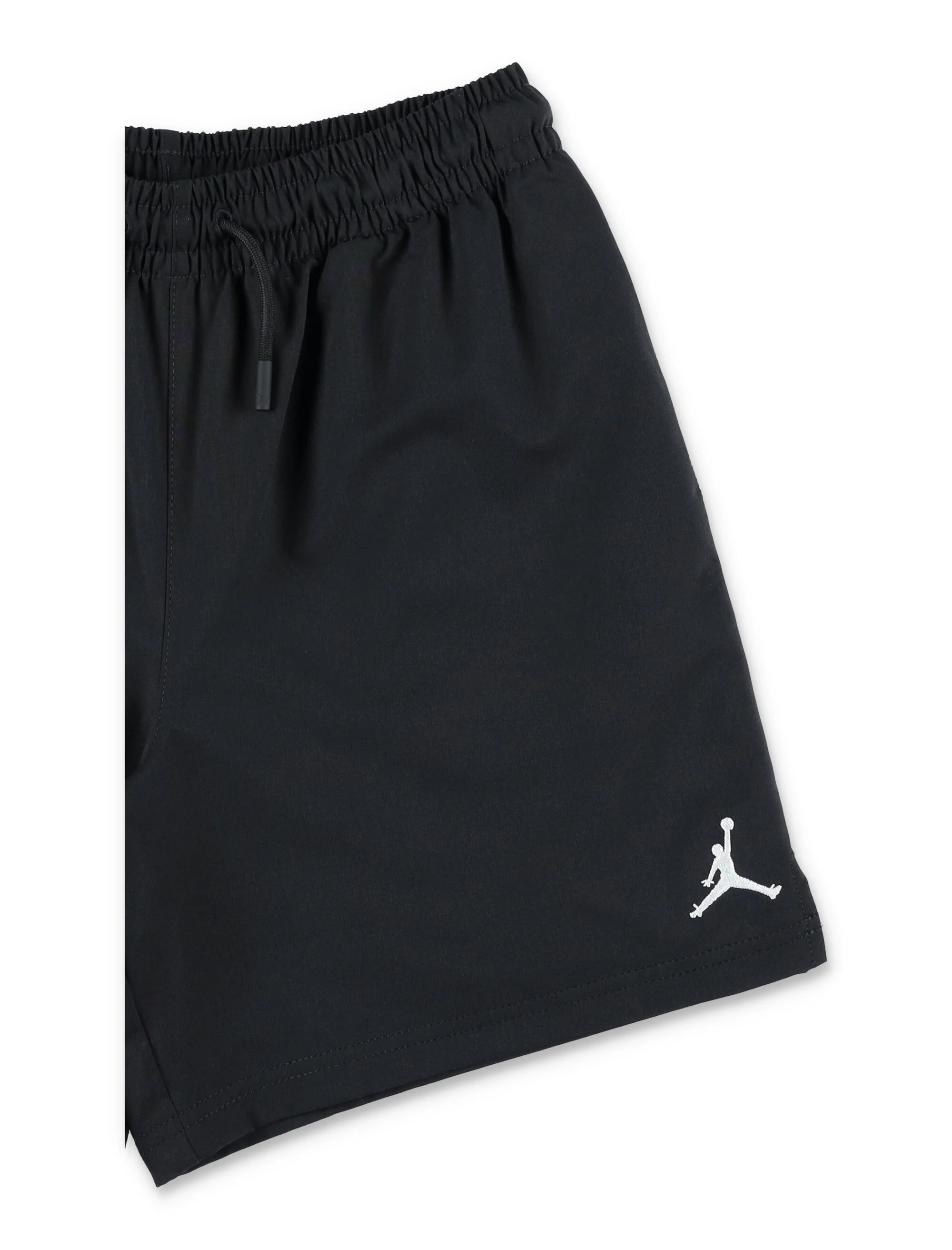 Calças Curtas Nike Jordan Kids Jumpman Tecido Preto Poliéster