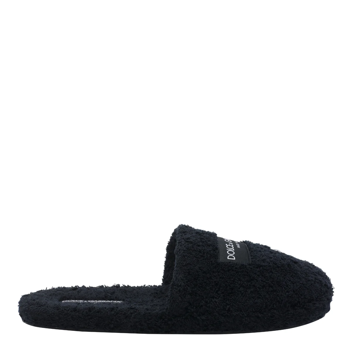 Sandalhas Dolce & Gabbana Preto Tecido/Sola de Borracha Sandalhas Dolce & Gabbana Preto Tecido/Sola de Borracha