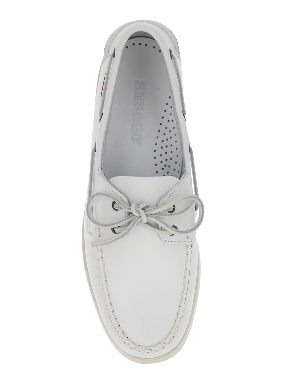 Mocassins Sebago DOCKSIDES PORTLAND Branco em Couro para Homens