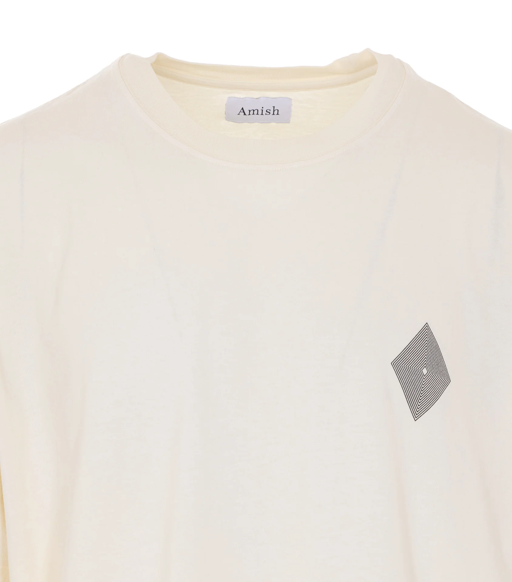Camisetas e Polos Amish Bege de Algodão Camisetas e Polos Amish Bege de Algodão