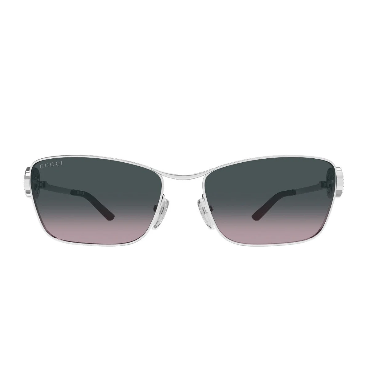 Óculos de Sol Gucci Gg2045s Linea Emblem Prata Metal/Injetado