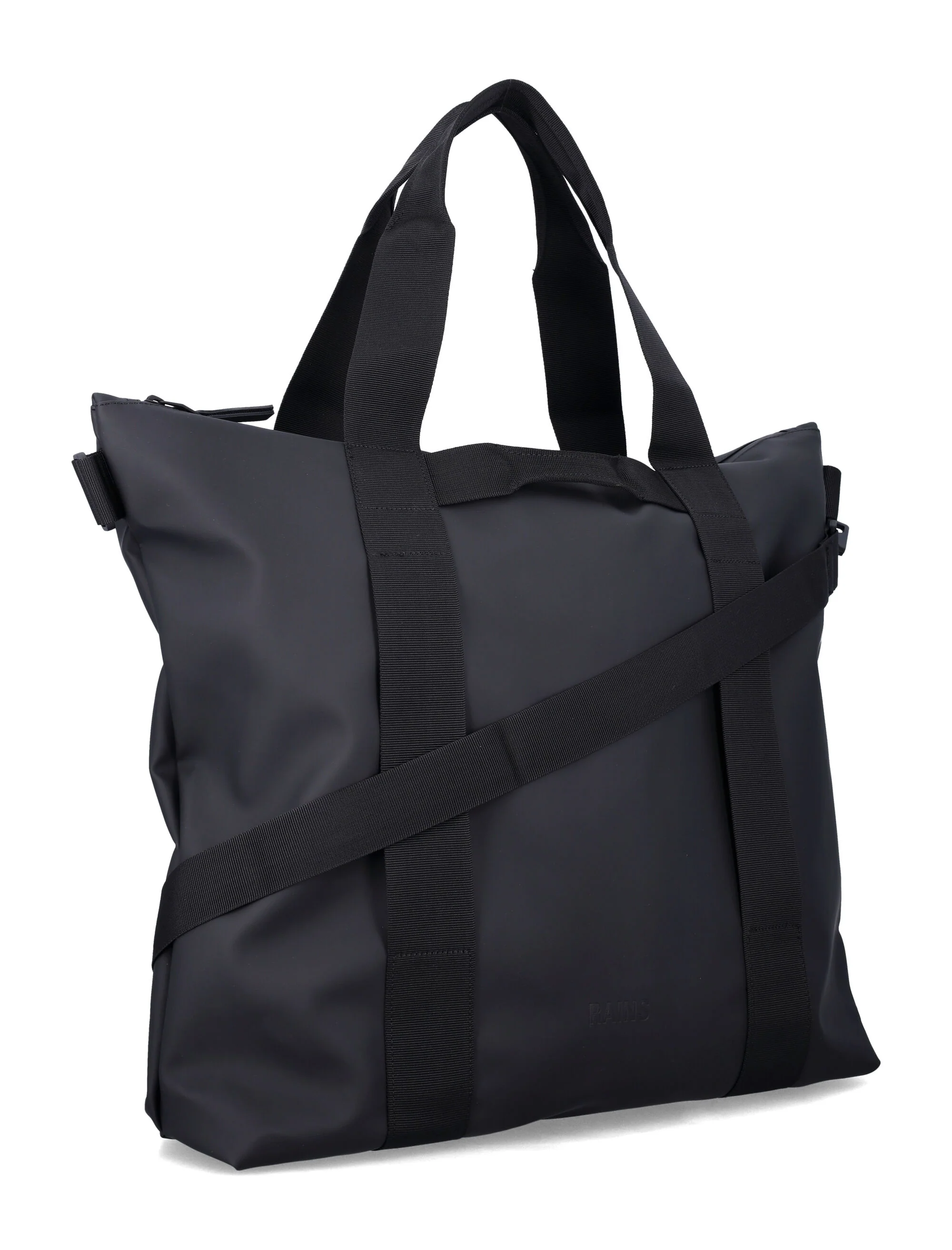Bolsa Tote Impermeável Preto Rains Revestimento de Poliéster