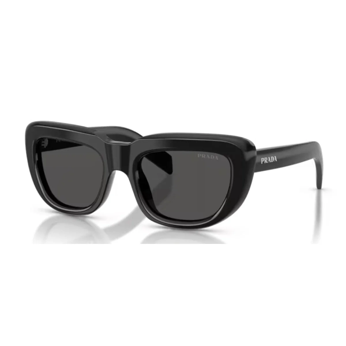 Óculos de Sol Prada Pr D07s Acetato Preto