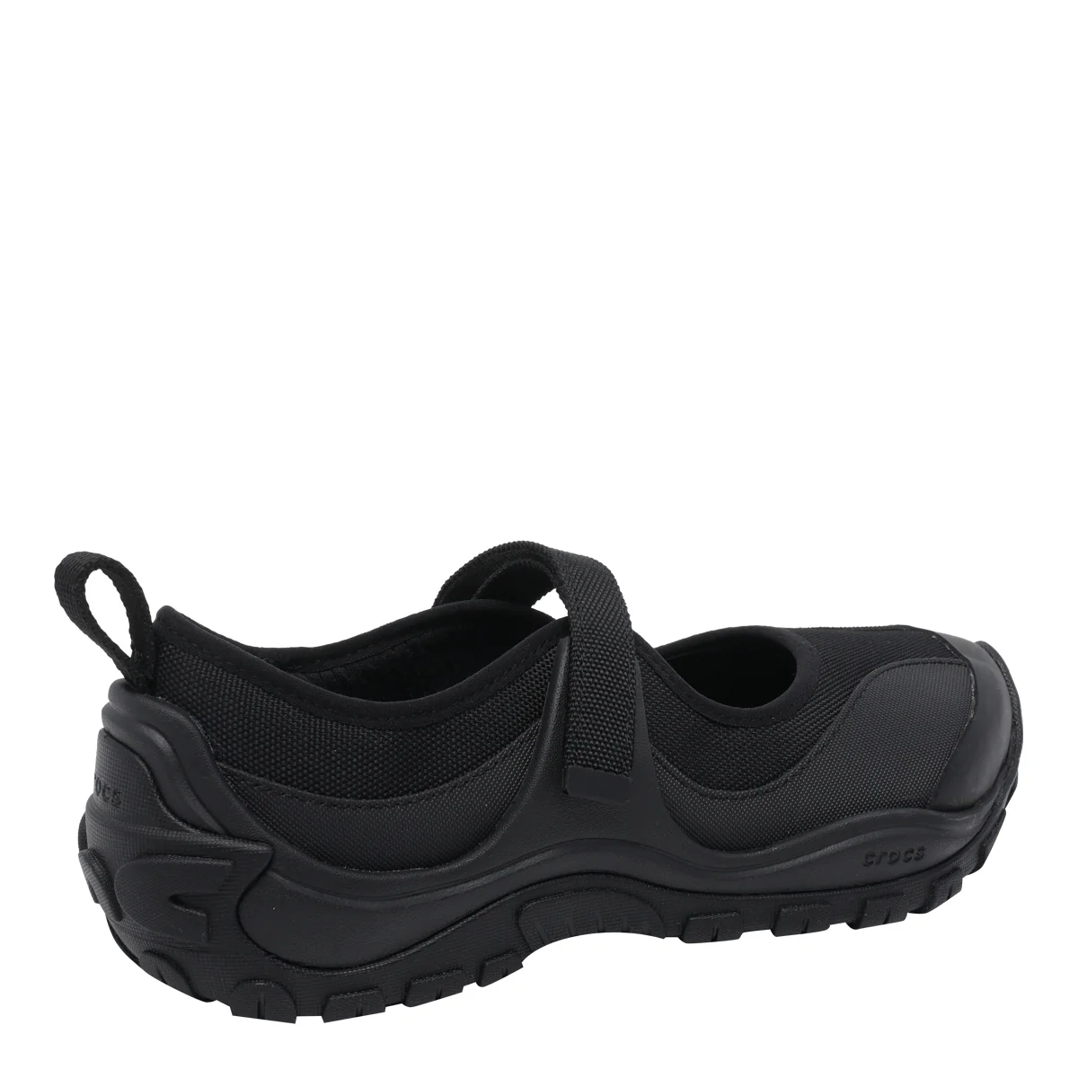Sapatos Planos Crocs Preto Tecido Sapatos Planos Crocs Preto Tecido