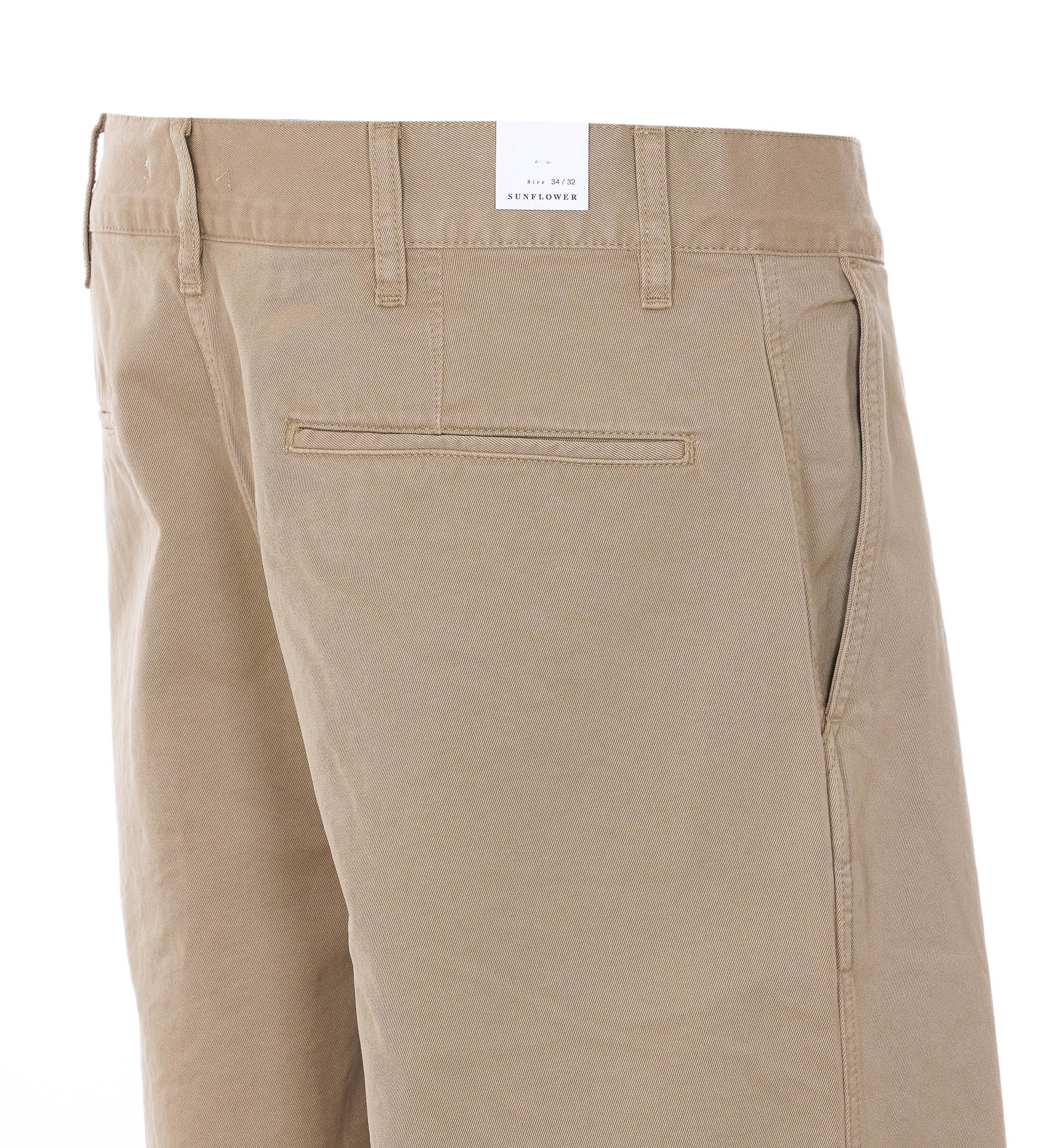 Calças Jeans Bege de Algodão Sunflower Calças Jeans Bege de Algodão Sunflower