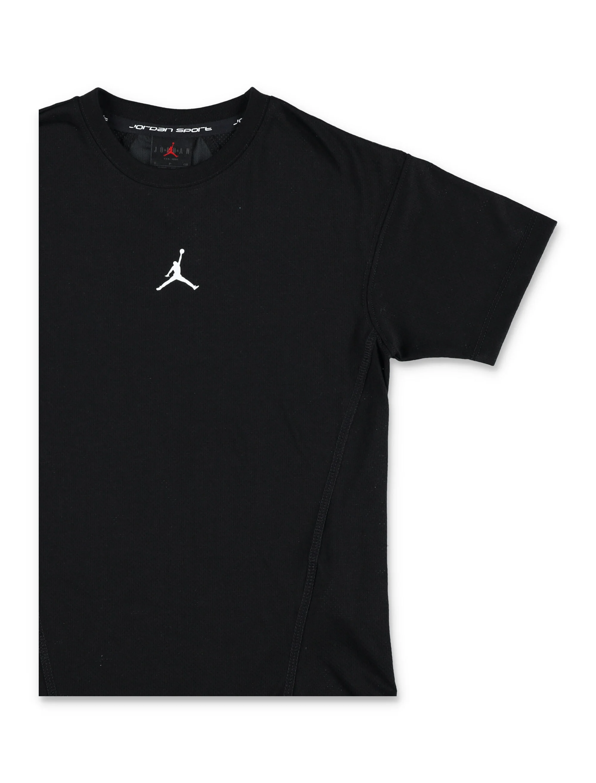 Camiseta Nike Jordan Kid Performance Preto Camiseta de Poliéster