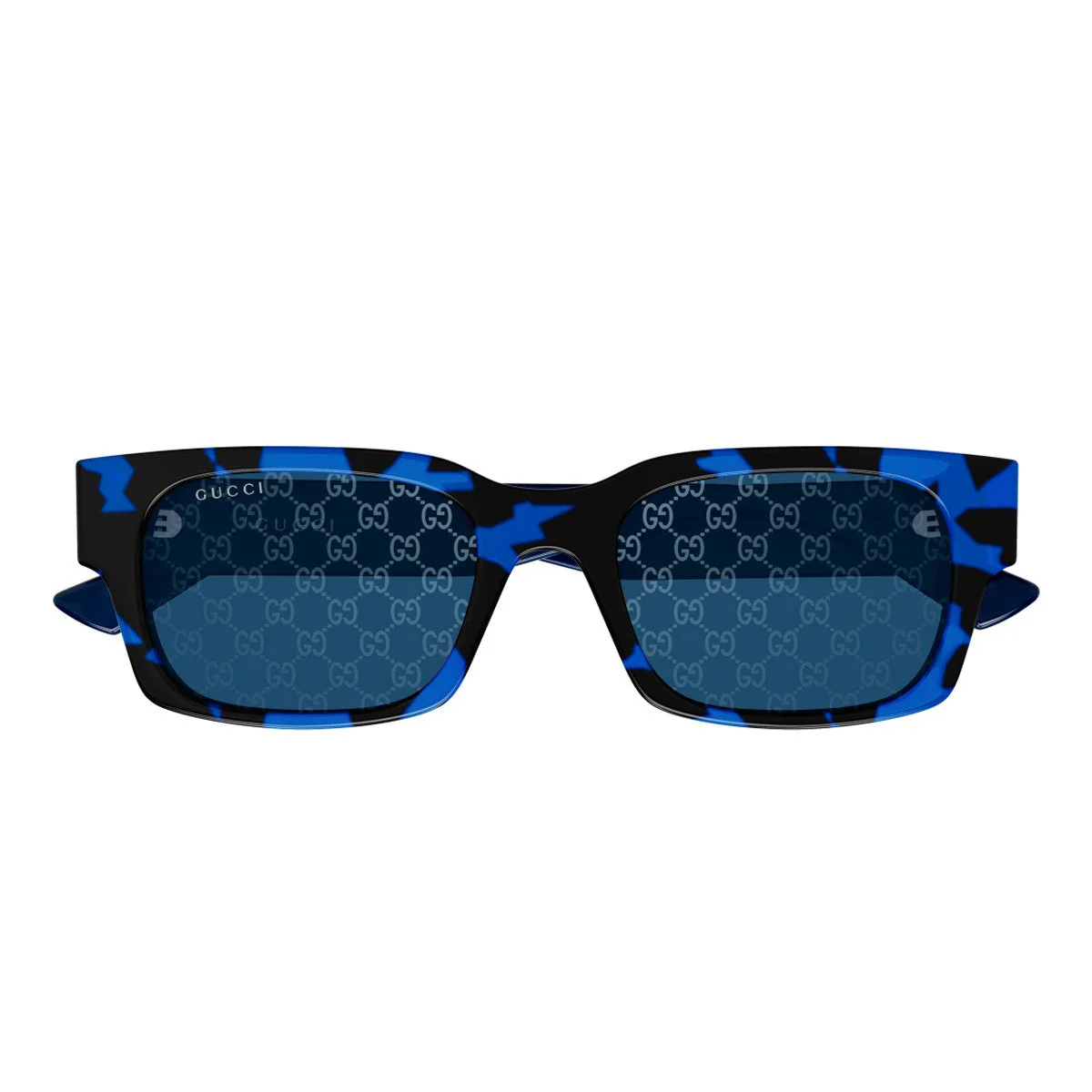 Óculos de Sol Gucci Gg2084s Linea Sign Azul Injetado