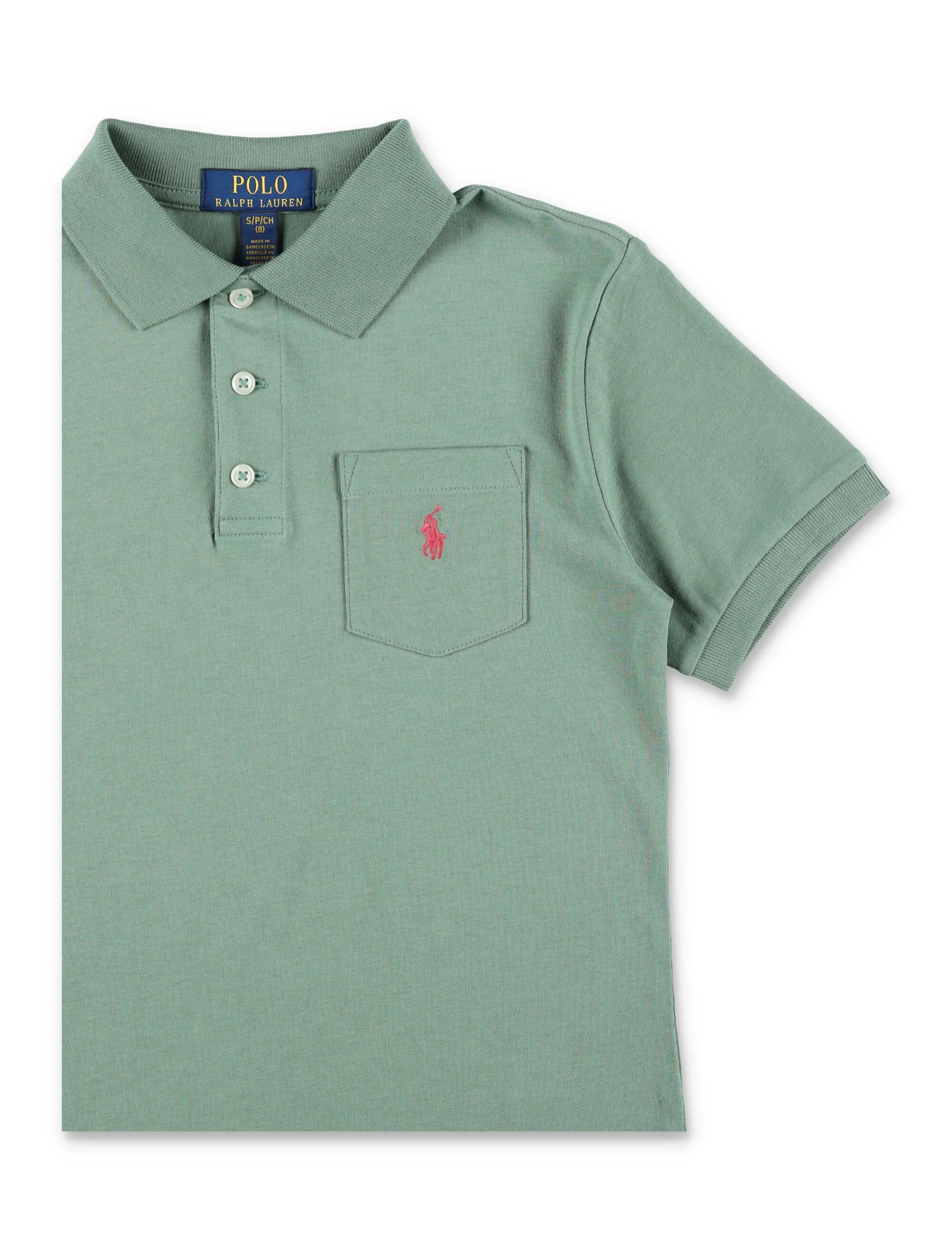 Camisa de Menino Polo Ralph Lauren de Algodão Verde