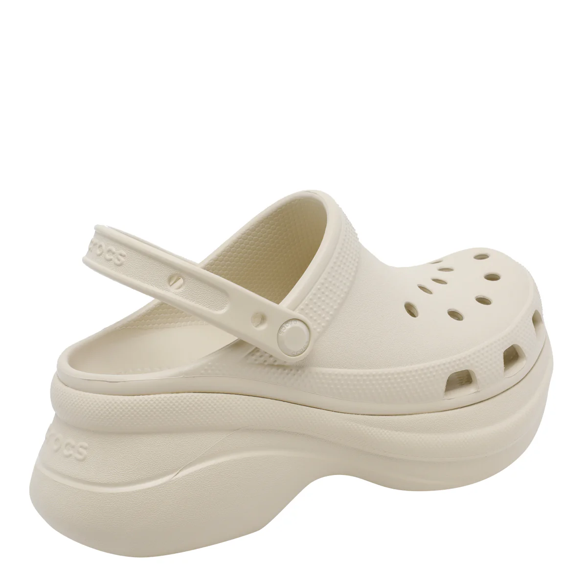 Chinelos Crocs Bege Borracha/Sola de Borracha