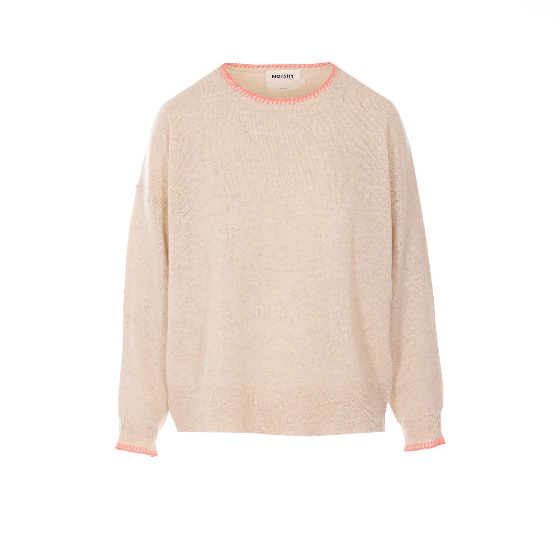 Suéter Bege de Cashmere NOT SHY