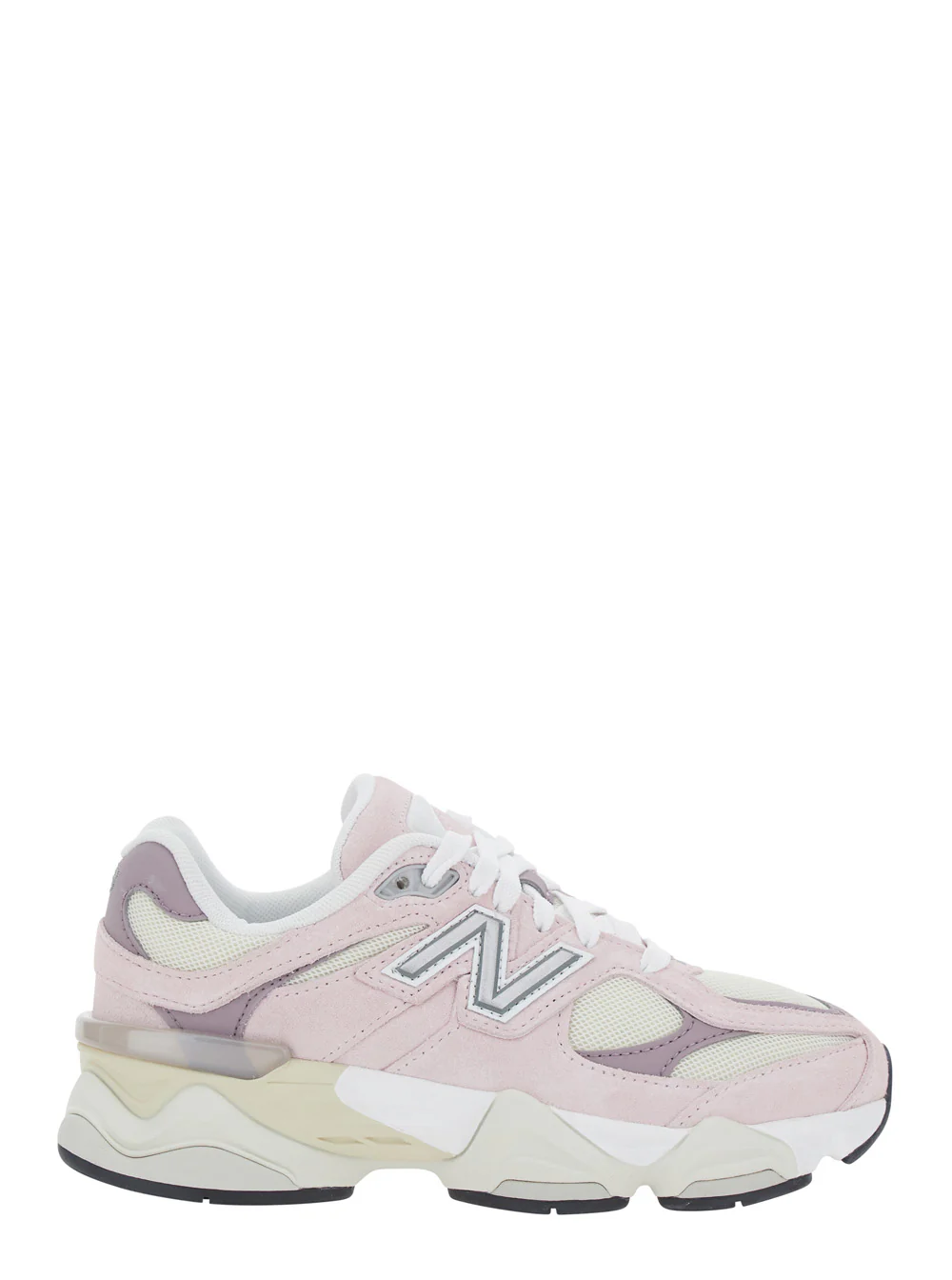 Sapatilhas Pink para Crianças New Balance 9060 lifestyle com parte superior de couro e design esportivo para mulheres Couro/textil