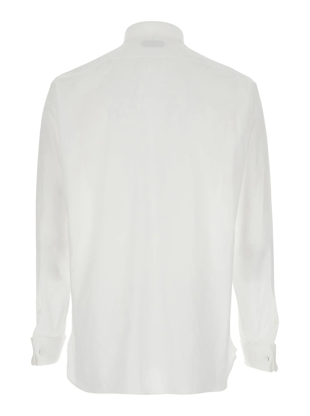 Camisa Branca de Manga Comprida Tom Ford com Botão em Tom-Certo e Fechamento em Botão em Algodão para Homens e Blusas