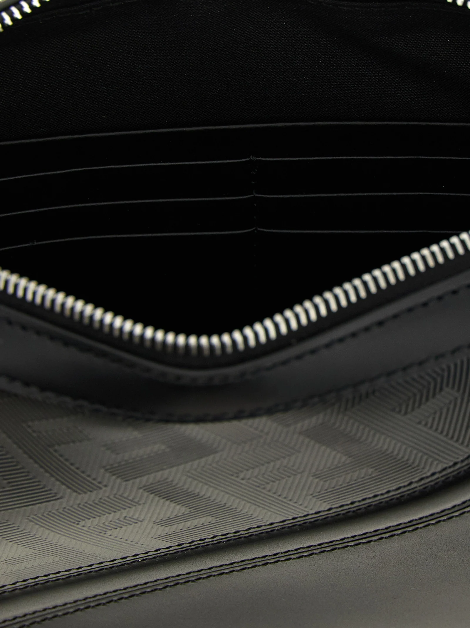 Bolsa de Ombro de Viscose Preto Fendi