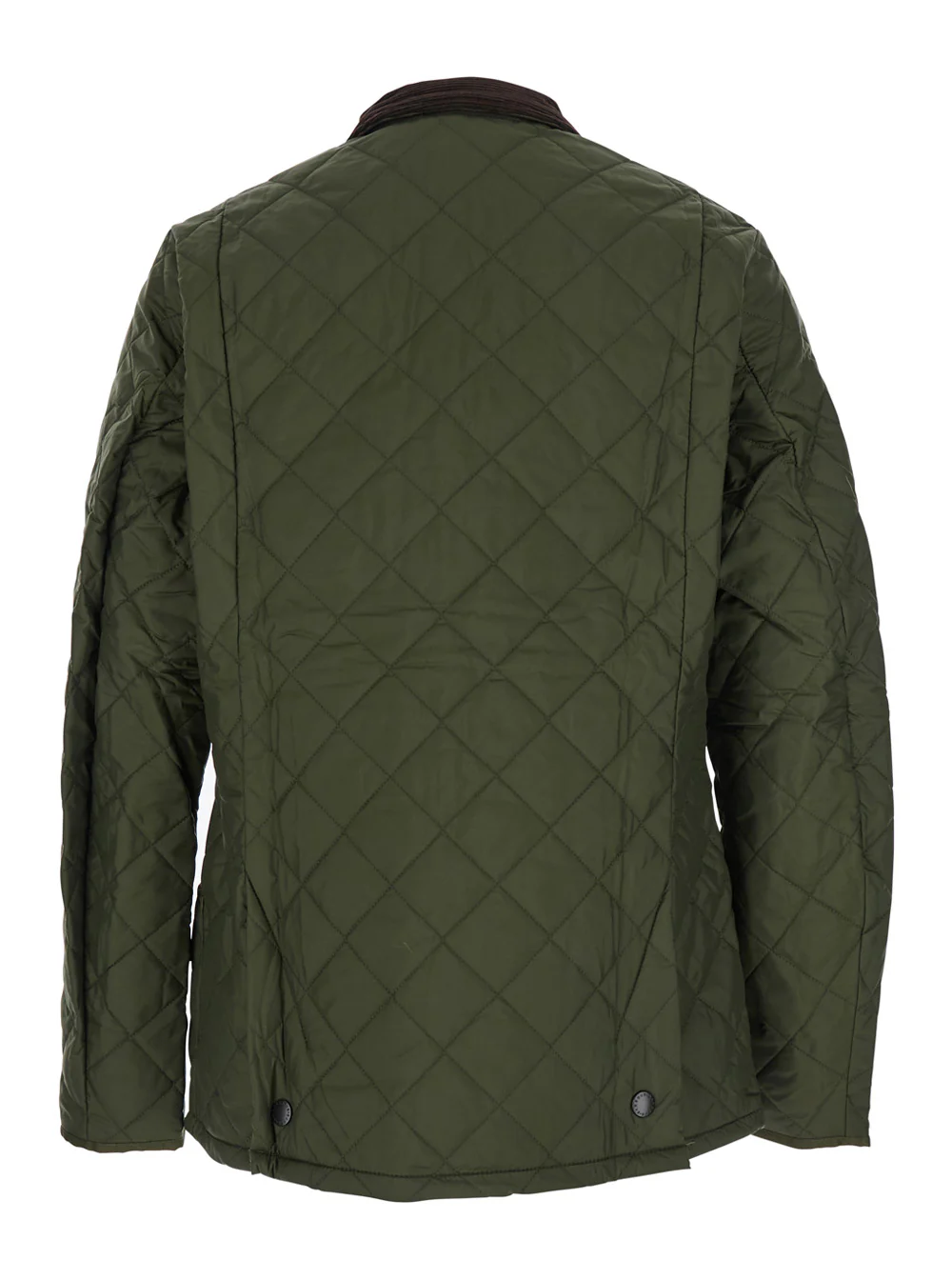 Jaqueta Barbour Heritage Liddesdale Com Gola Ribada Clássica e Letras com Logotipo na Frente Tecido Green Tech para Homens Poliamida
