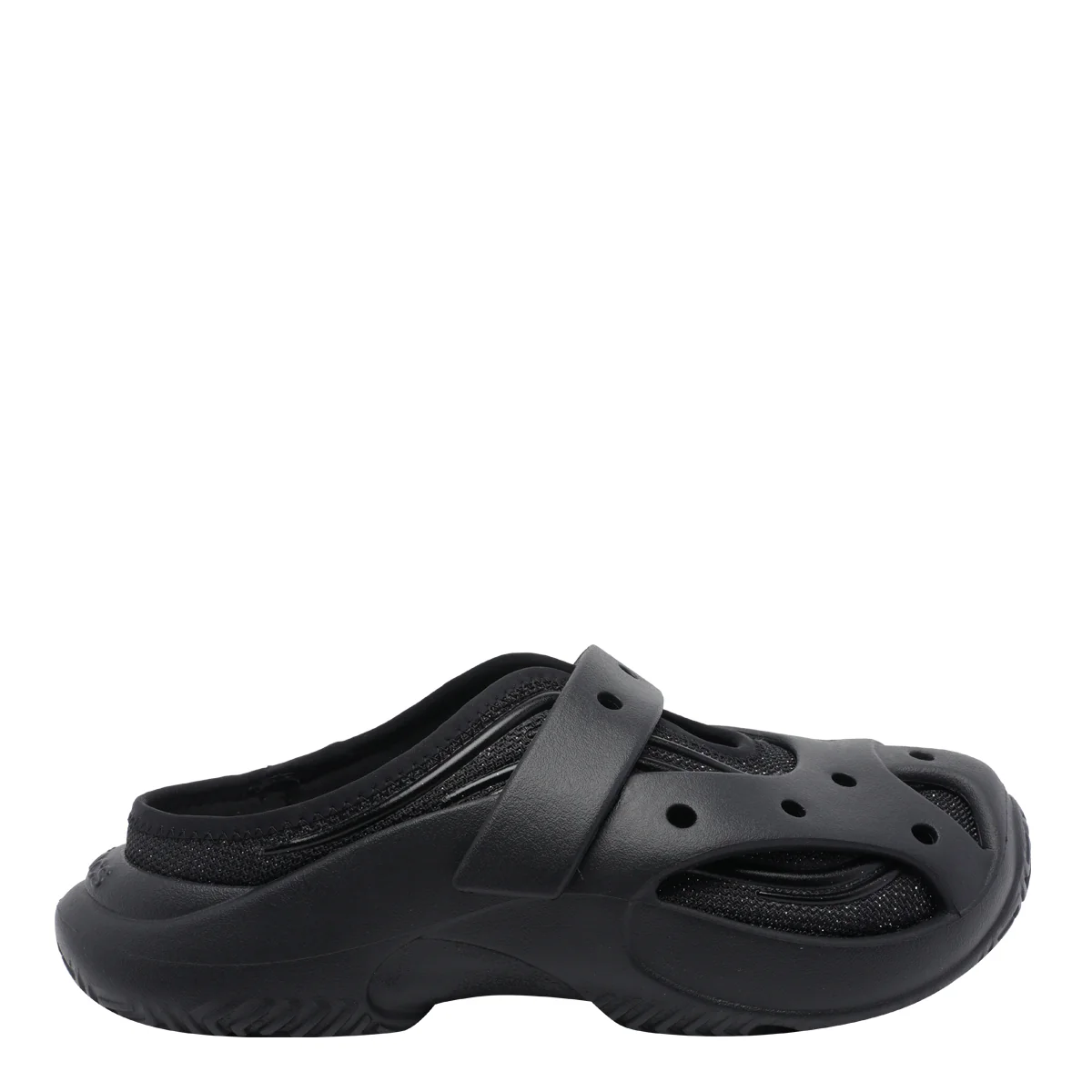 Chinelas Crocs em Borracha Preto Chinelas Crocs em Borracha Preto