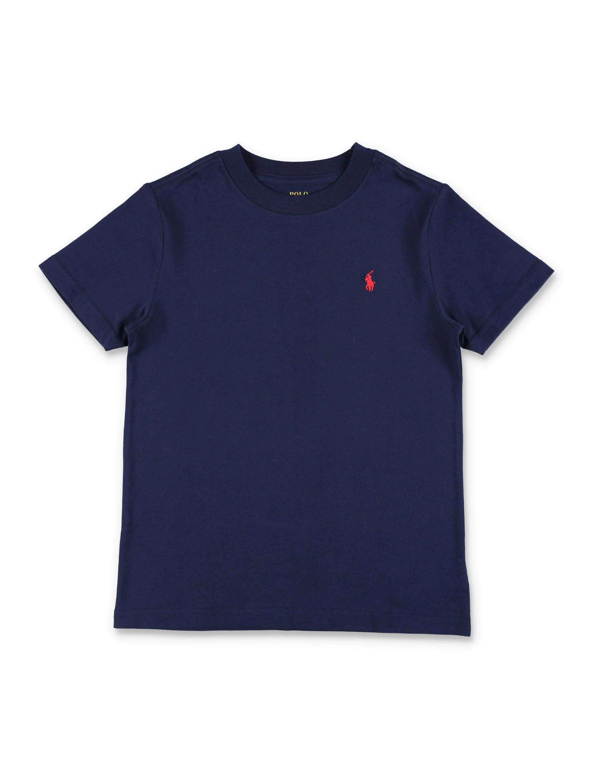 Camiseta de Algodão Clássica Kids Polo Ralph Lauren Azul Camiseta