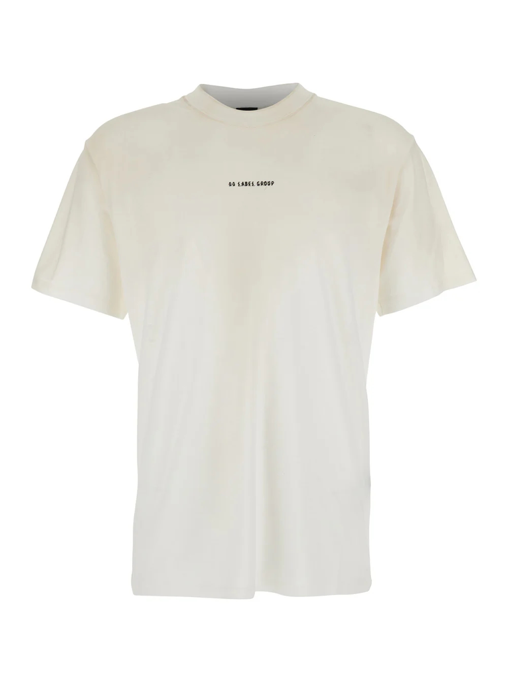 Camiseta Masculina em Seda com Gola Redonda Branca RLXD SLIM TEE da 44 Label Group