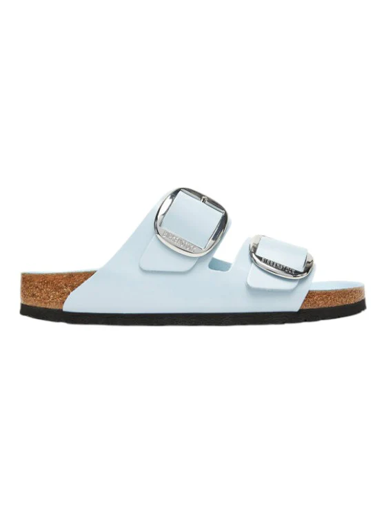 Birkenstock Arizona Big Buckle Couro de Novilho Azul | Sapato