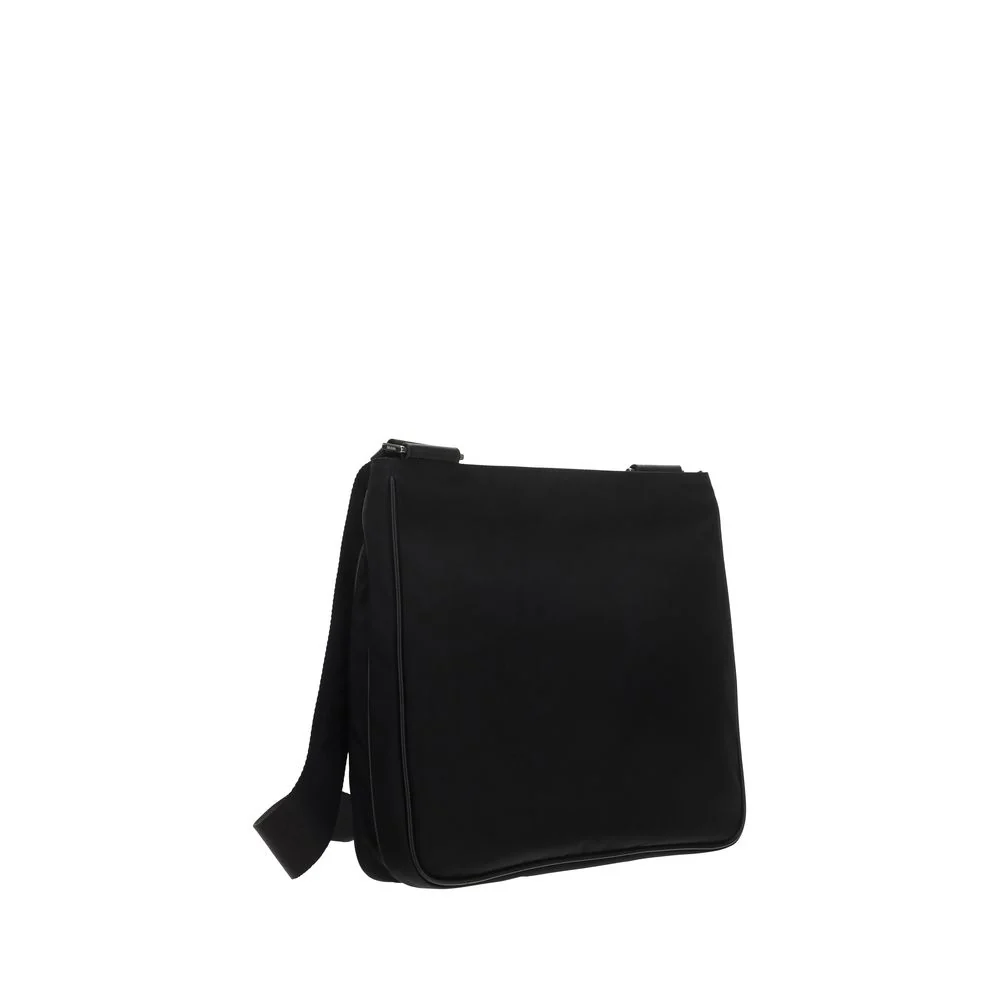 Bolsa de Ombro Preto de Nylon Prada Bolsa de Ombro Preto de Nylon Prada