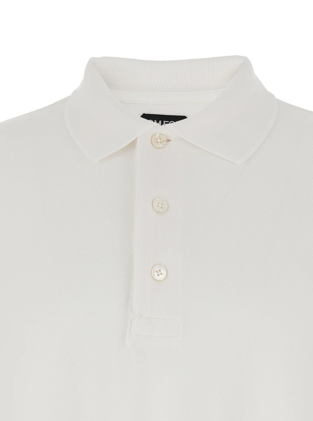Camiseta Polo Branca Tom Ford com Gola Clássica em Mistura de Algodão e Tecidos de Lyocell para Homem