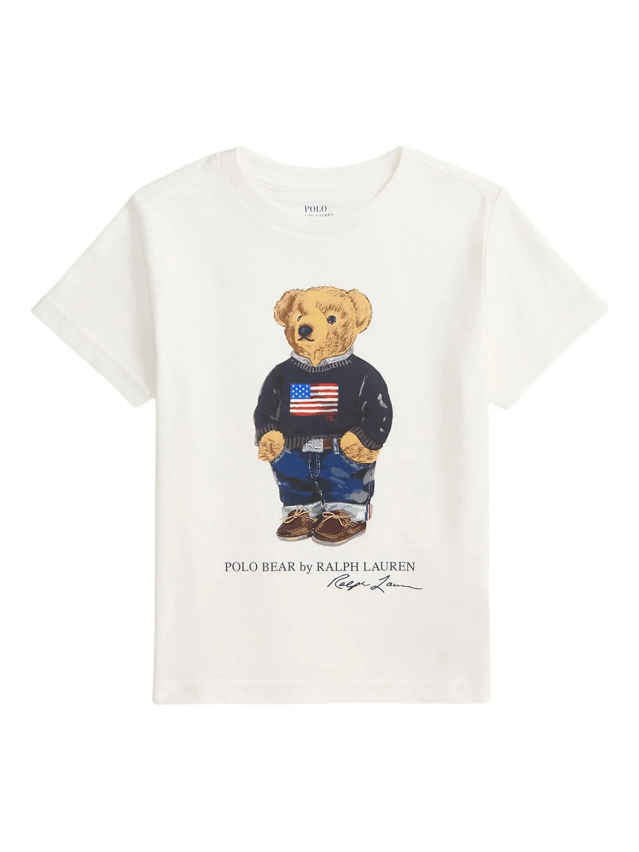 Camiseta Infantil Polo Ralph Lauren Branca