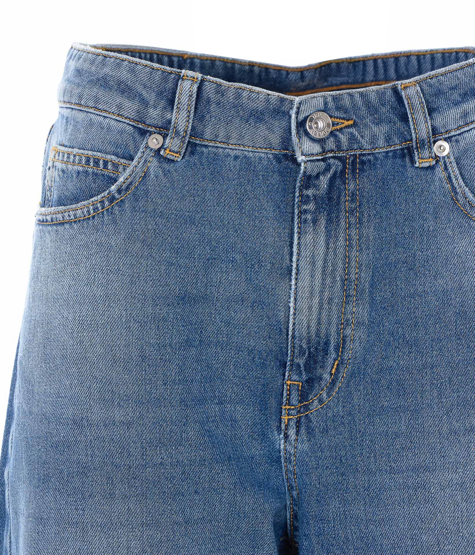 True Avenue Jeans Azul Algodão