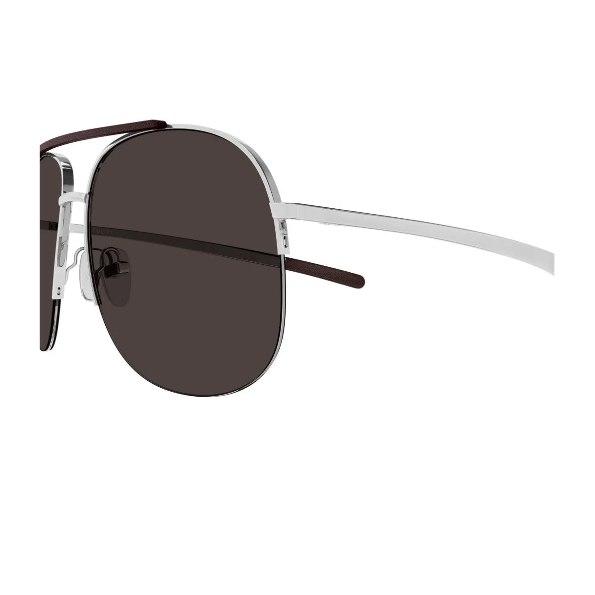 Óculos de Sol Gucci Gg2165s Linea Institutional Logo Metalizados Prateados Óculos de Sol Gucci Gg2165s Linea Institutional Logo Metalizados Prateados
