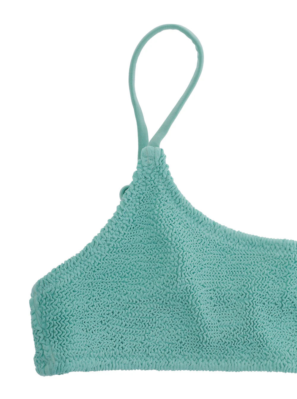 Biquíni Infantil Mc2 Saint Barth JAIDEN W - CRINKLE Verde com Detalhes em Renda no Tecido Roupas de Praia Femininas