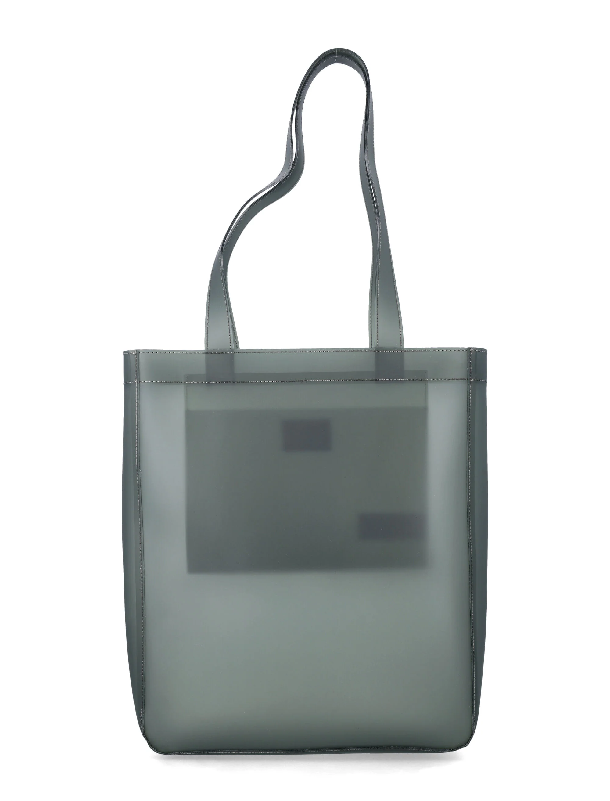 Bolsa Tote Transparente Lou A.P.C. Khaki Poliuretano Termoplástico