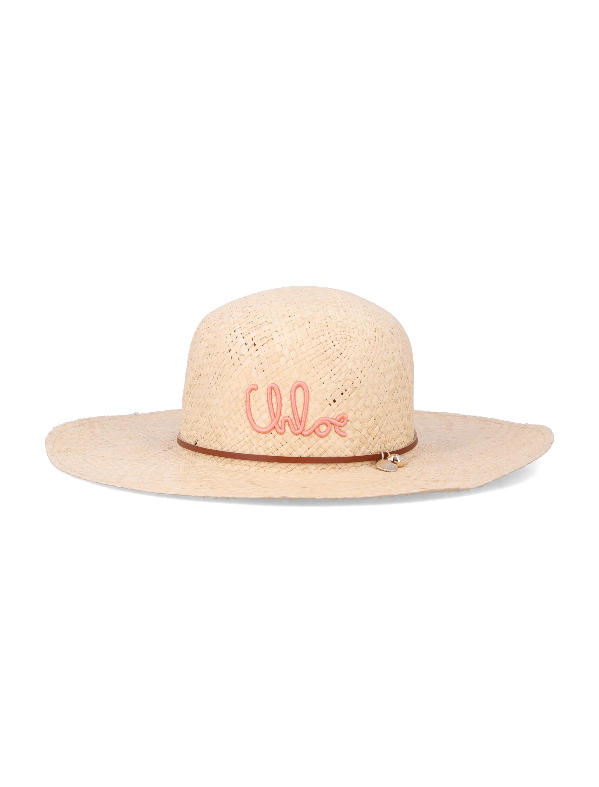 Chloé chapéu de palha trançada para meninas, verão, bege, forro de rafia