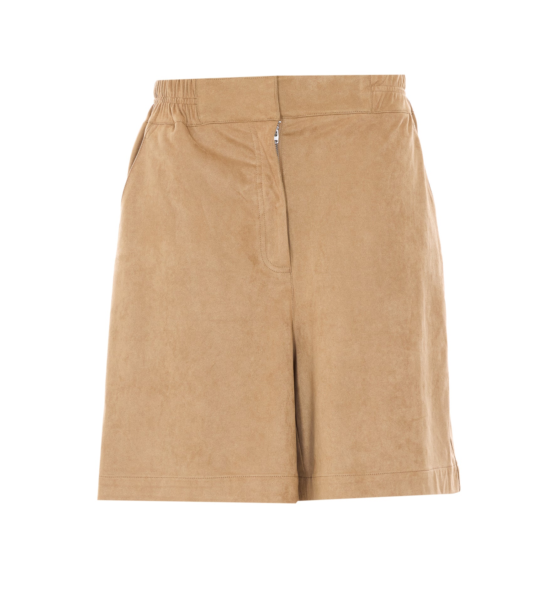 Bermudas Urbancode Bege Poliéster
