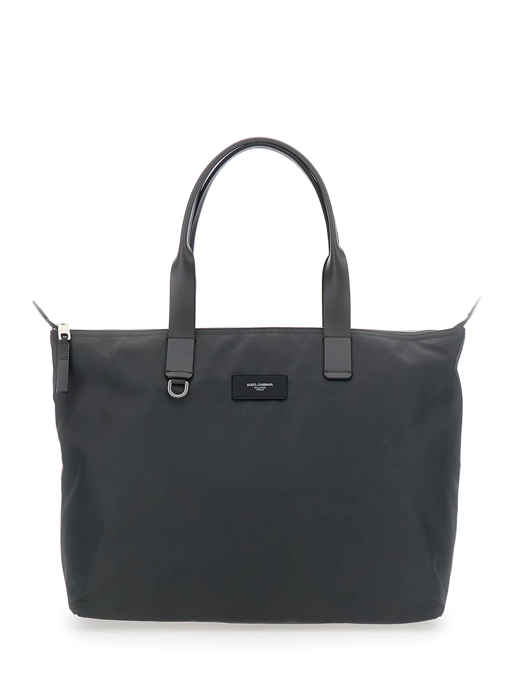 Bolsa Tote Cinza Dolce & Gabbana com Dois Alças Superiores e Placa com Logotipo na Frente em Tecido Técnico Homem Poliamida Acrílico Viscose Bolsa Tote Cinza Dolce & Gabbana com Dois Alças Superiores e Placa com Logotipo na Frente em Tecido Técnico Homem Poliamida Acrílico Viscose