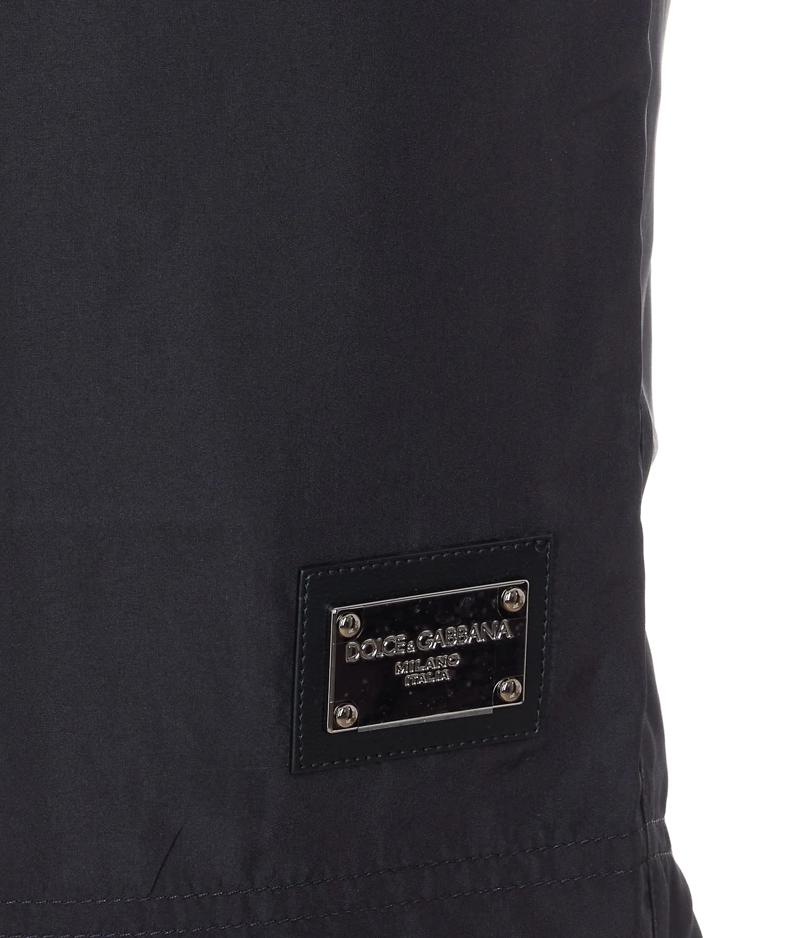 Bermudas Pretas de Poliéster Dolce & Gabbana